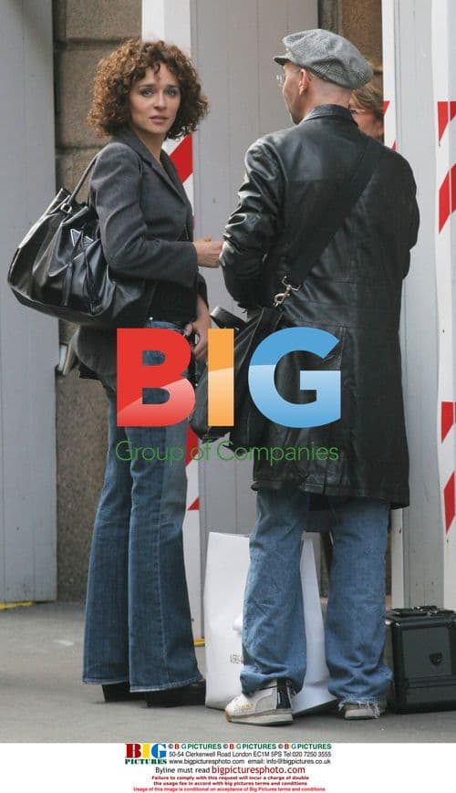 Valeria Golino with friend in Milan