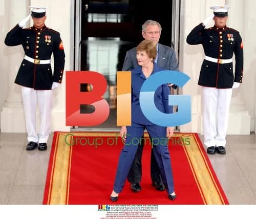 Bush and Jordanian King at White House