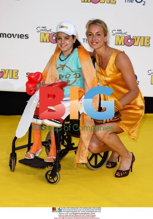 Isabella Hervey at Simpsons Movie Premiere