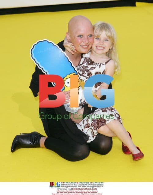 Gail Porter at Simpsons Movie Premiere