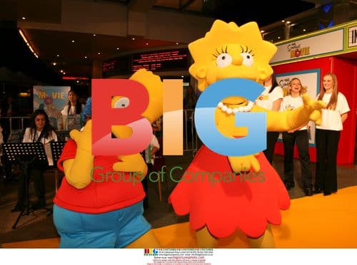 Bart and Lisa Simpson at 'The Simpsons Movie' Premiere