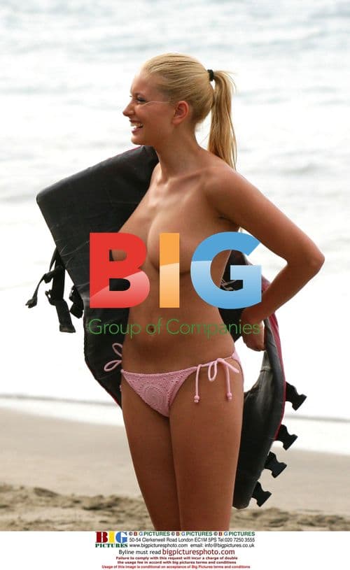 Glamour models Sophie and Natalie sail in Spain