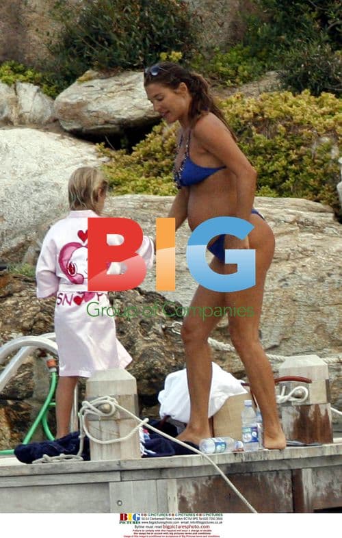 Fiona Swarovski on holiday in Italy