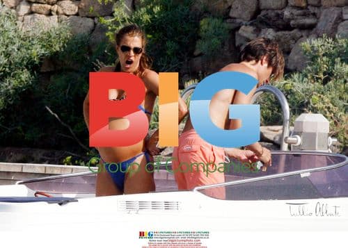 Fiona Swarovski on holiday in Italy