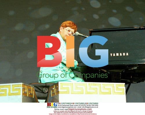Elton John Performing at Route of Kings Festival