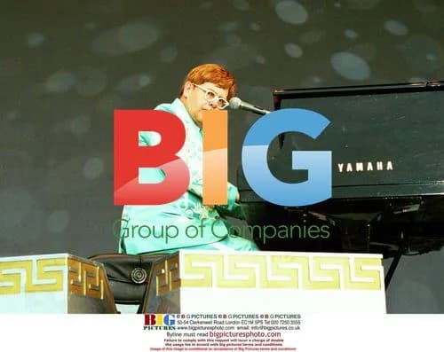 Elton John Performing at Route of Kings Festival