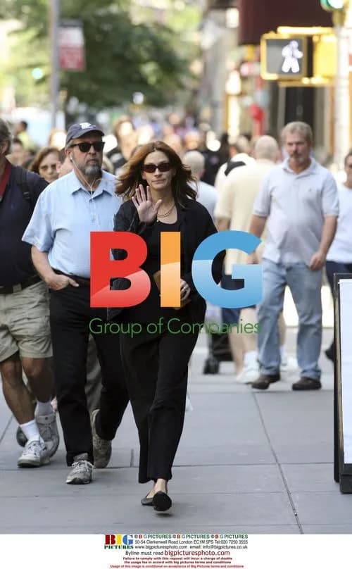 Julia Roberts shops at CVS in NYC
