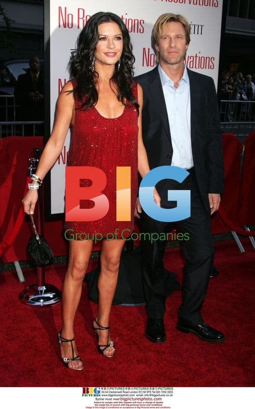 Zeta-Jones and Eckhart at 'No Reservations' Premiere