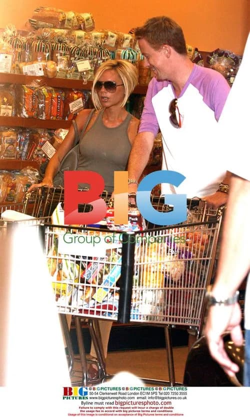 Victoria Beckham Shopping at Whole Foods