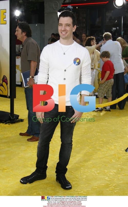 JC Chasez at 'The Simpsons Movie' Premiere
