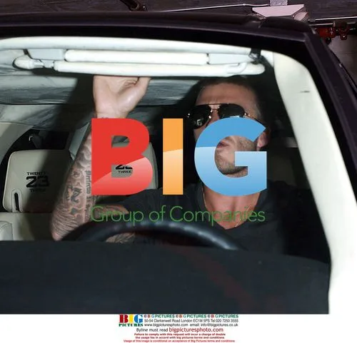 David Beckham Shops at Adidas in LA