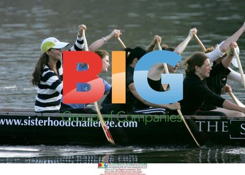 Kate Middleton Dragon Boat Training