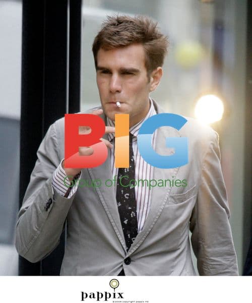 Oscar Humphries walking through London