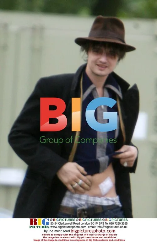 Pete Doherty at Cygnet Hospital in Harrogate