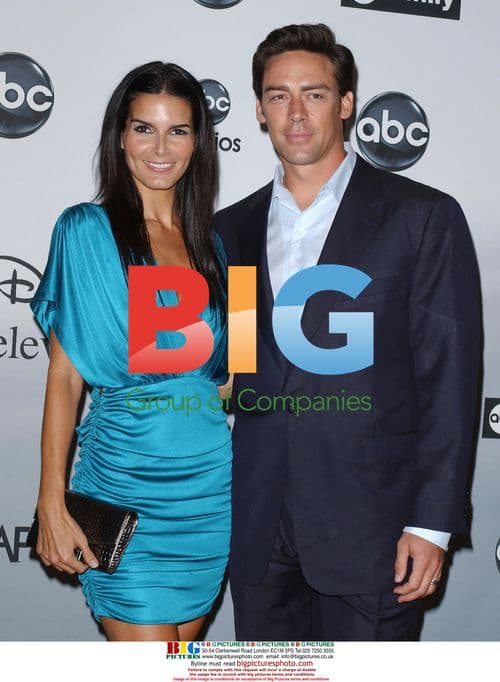 Angie Harmon & Jason Sehorn at ABC All Star Party