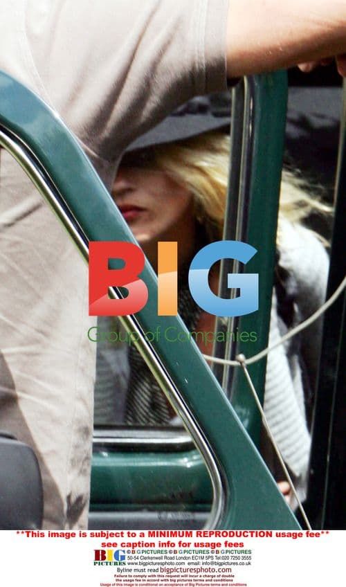 Kate Moss Exits Friend's House