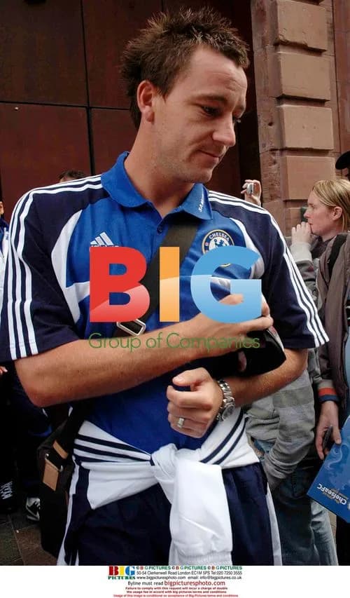 John Terry leaving Chelsea FC hotel in Glasgow