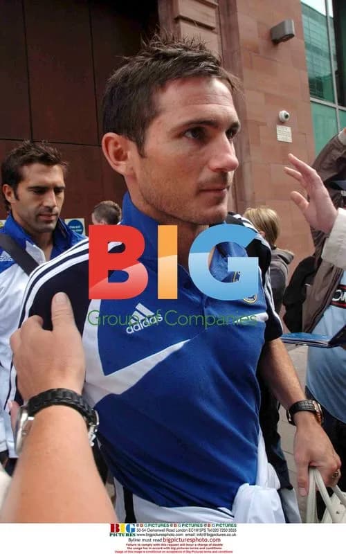 Frank Lampard Leaves Glasgow Hotel