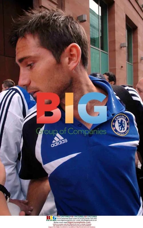 Frank Lampard Leaving Hotel Before Match