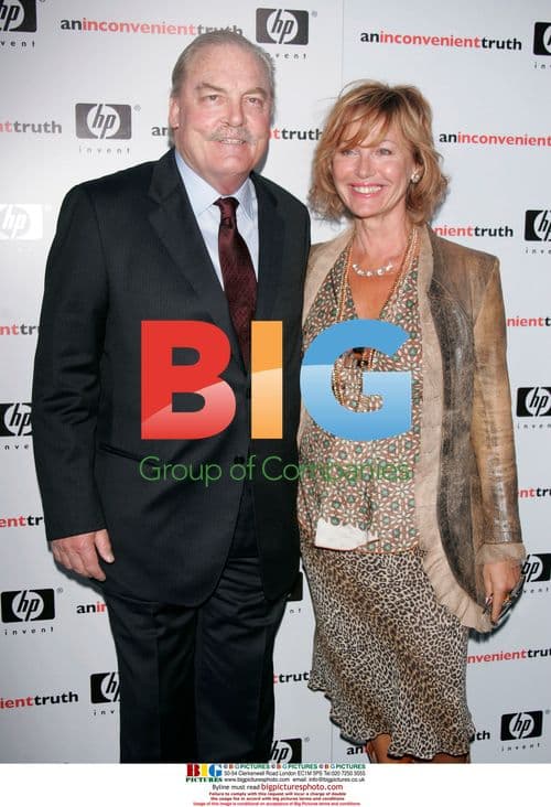 Stacy Keach and wife Malgosia at "An Inconvenient Truth" premiere