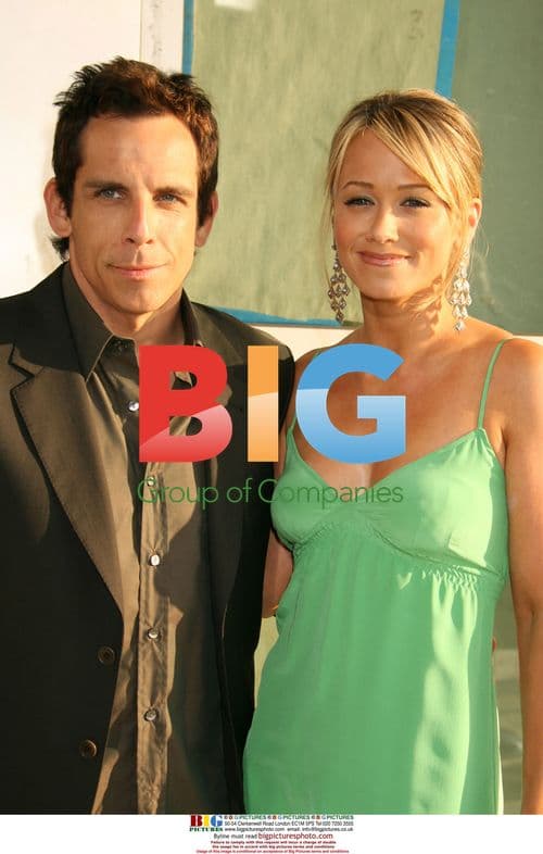 Christine Taylor and Ben Stiller at "License to Wed" Premiere