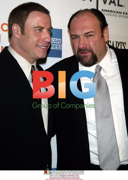 Travolta and Gandolfini at Tribeca Film Festival