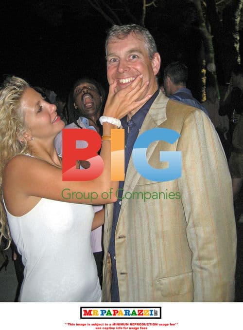 Prince Andrew with Chris Von Aspen and Jeffery Dread in St. Tropez