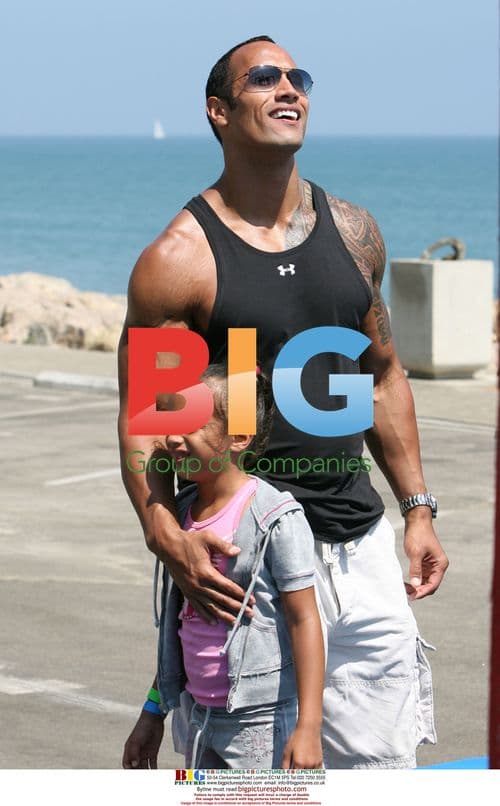 The Rock entertains at charity event