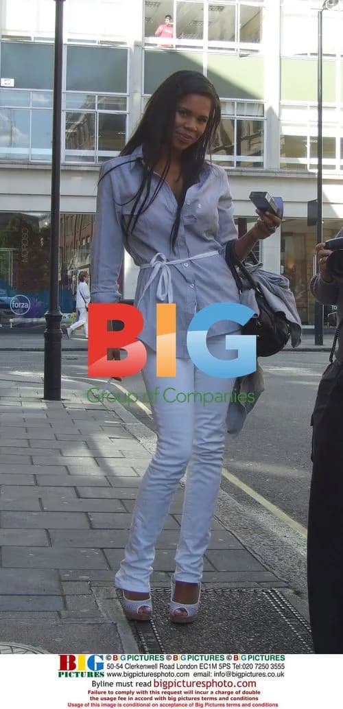 Charley Uchea arrives at Radio One studios