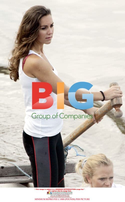 Kate Middleton Training for Dragon Boat Event