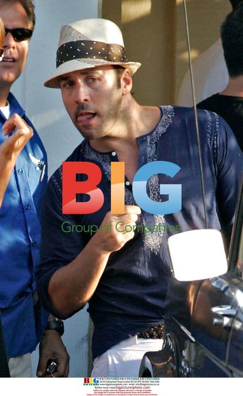 Jeremy Piven and date at Malibu party