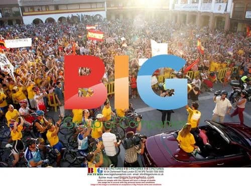 Alberto Contador Celebrated in Pinto, Spain
