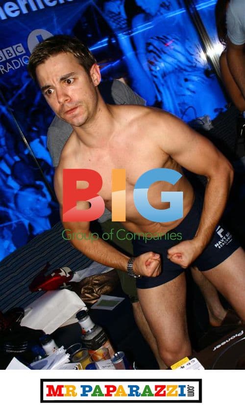 JK Joel strips off at Tramps Nightclub in Tenerife