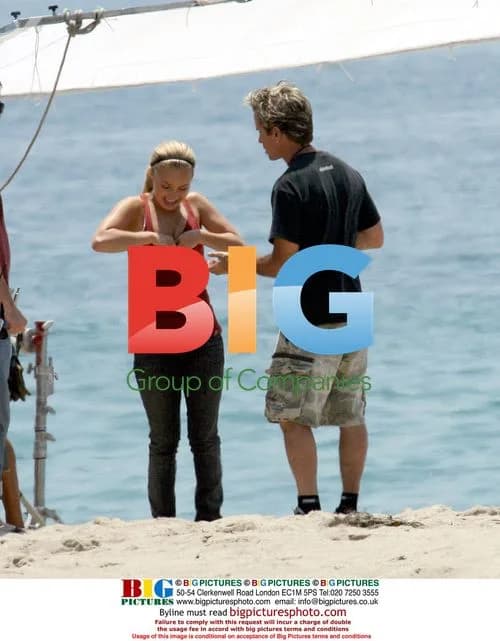 Hayden Panettiere Filming "Heroes" Scene