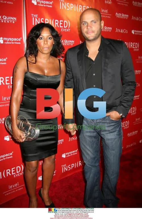 Spice Girl Melanie Brown and Stephen Belefonte at InspiRED Event
