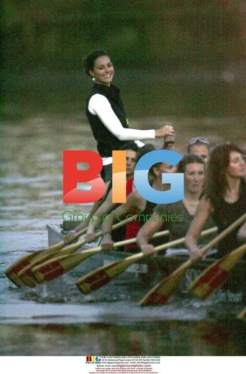Kate Middleton trains for Channel row