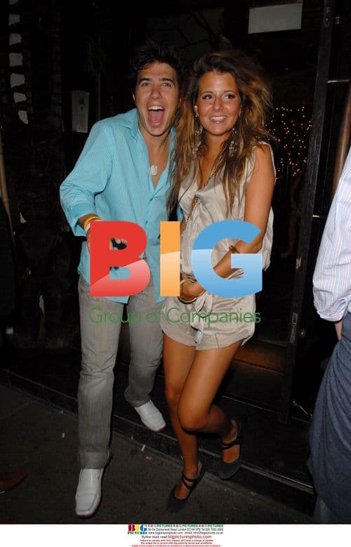 "Neighbours" stars Kyal Marsh and Ben Nicholas out in London