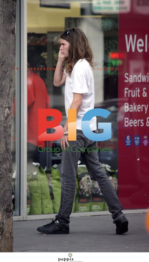 Jamie Burke spotted at cash point in London