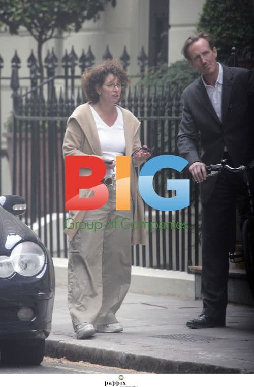Martha Greene, Cherie Blair's friend, outside Blair home