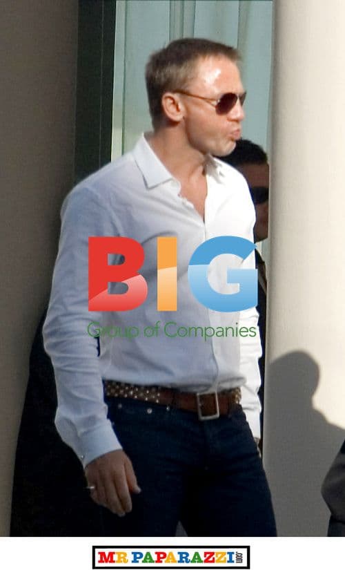 Daniel Craig in Cape Town, South Africa