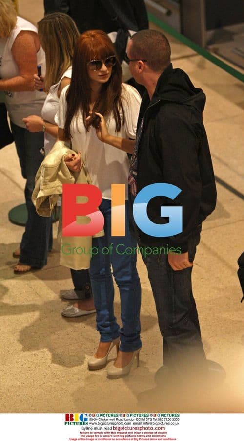 Girls Aloud at Heathrow Airport