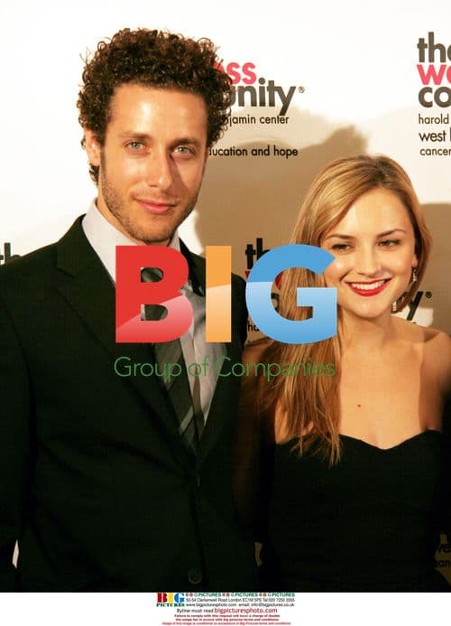 Paolo Costanzor and Rachel Leigh Cook at Human Spirit Awards