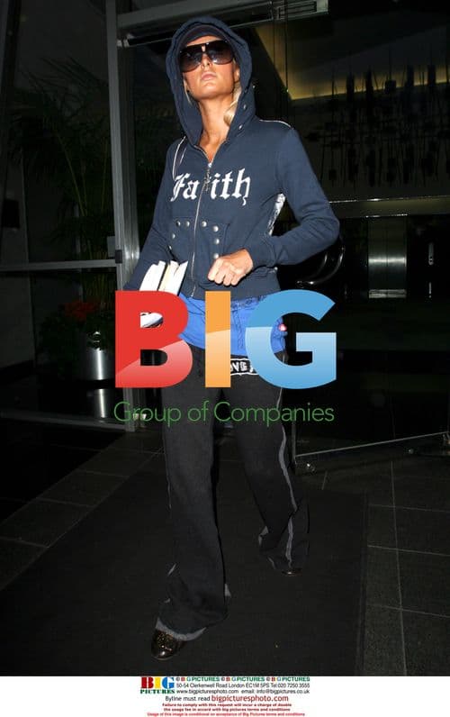 Paris Hilton in Hoodie on Last Days of Freedom