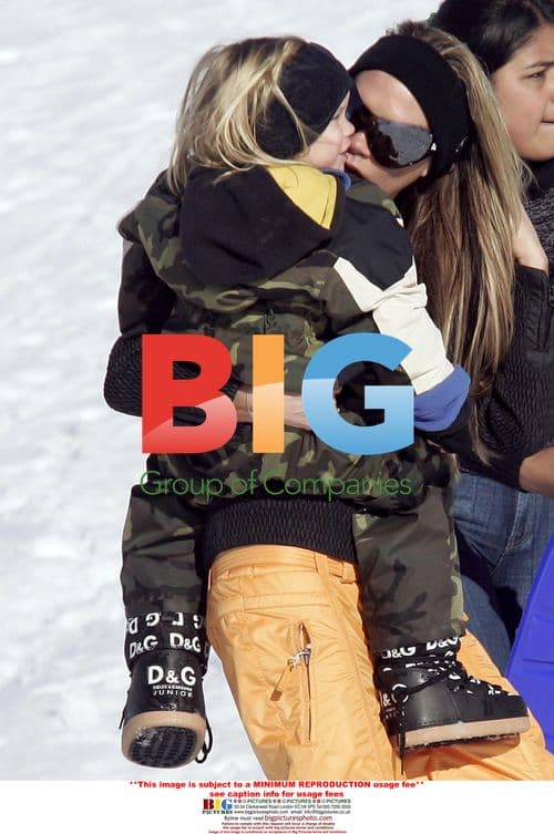 The Beckhams on Family Ski Holiday
