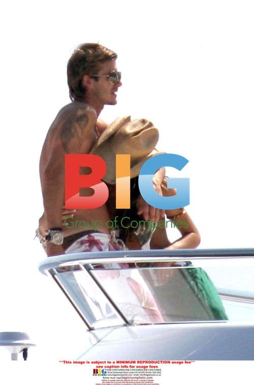 Beckhams on French Riviera Yacht