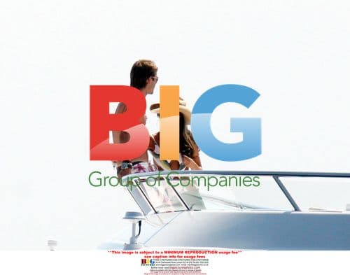 David and Victoria Beckham on French Riviera