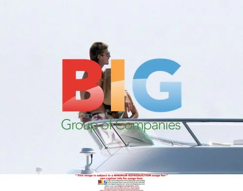 David and Victoria Beckham on French Riviera