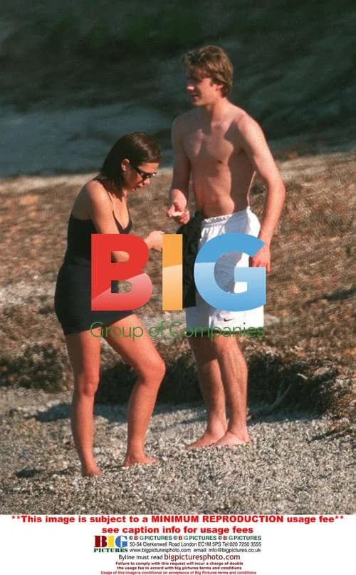 David Beckham and Victoria Beckham in Saint-Tropez