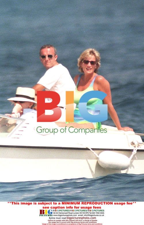 Princess Diana and Children in Saint-Tropez