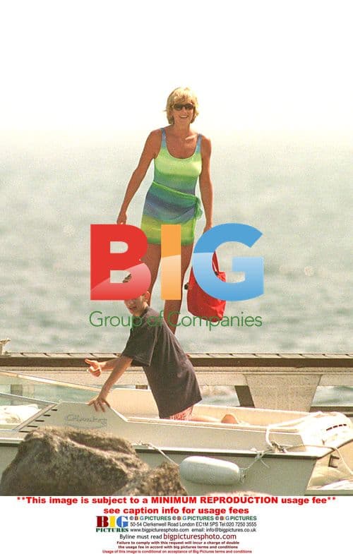 Princess Diana and Family on Holiday in Saint-Tropez